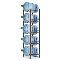 5 gallon water bottle storage rack with 12 bottle capacity